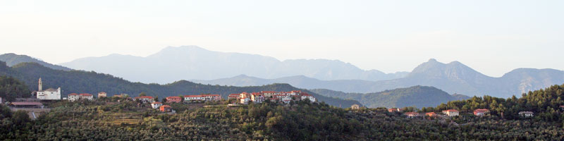 Landschaft Ligurien